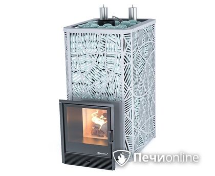 Дровяная печь-каменка ИзиСтим Ялта 45К (Модерн), AISI430 в Севастополе